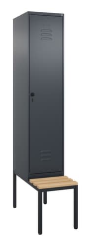 C+P Spind Classic Plus mit Sitzbank, Abteilbreite 400 mm