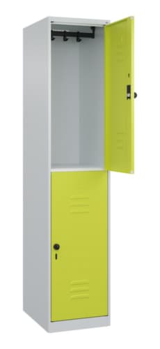 C+P Doppelstöckiger Spind Classic Plus, Abteilbreite 400 mm