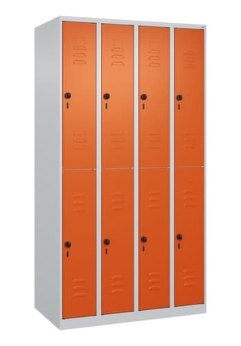 C+P Doppelstöckiger Spind Classic Plus, Abteilbreite 250 mm