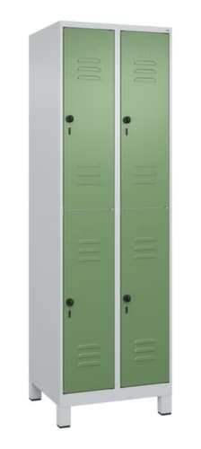 C+P Doppelstöckiger Spind Classic Plus, Abteilbreite 300 mm