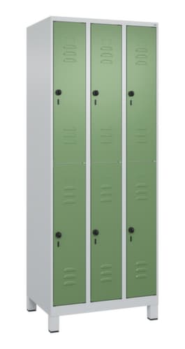 C+P Doppelstöckiger Spind Classic Plus, Abteilbreite 250 mm