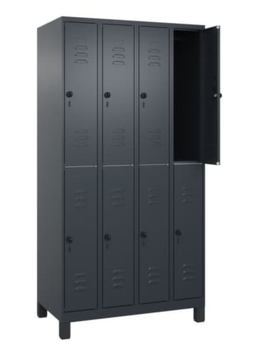 C+P Doppelstöckiger Spind Classic Plus, Abteilbreite 250 mm