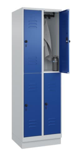 C+P Doppelstöckiger Spind Classic Plus, Abteilbreite 300 mm