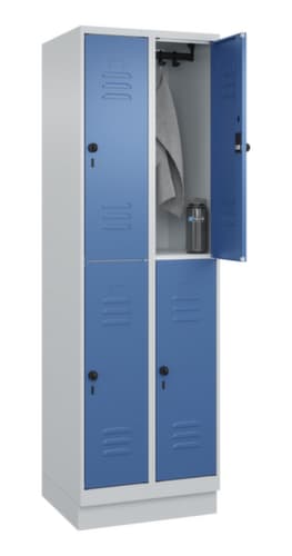 C+P Doppelstöckiger Spind Classic Plus, Abteilbreite 300 mm