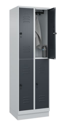C+P Doppelstöckiger Spind Classic Plus, Abteilbreite 300 mm