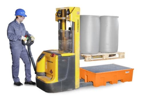 PE-Auffangwanne base-line für 200-Liter-Fässer