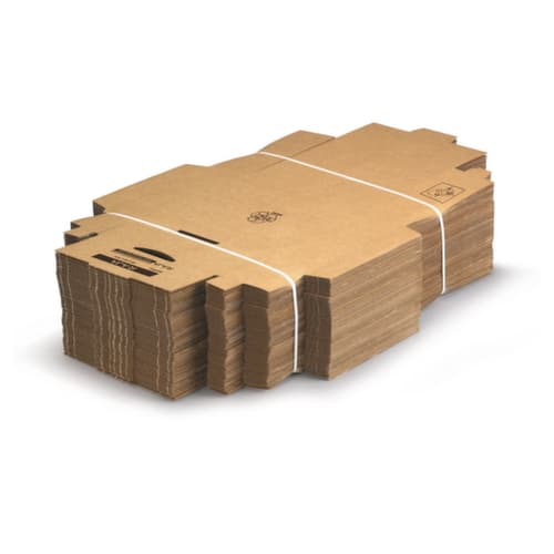 Wellpapp-Faltkarton 1-wellig, 1-wellig, 240 x 170 x 150 mm