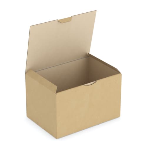 Wellpapp-Faltkarton 1-wellig, 1-wellig, 240 x 170 x 150 mm