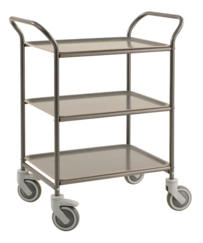Kongamek Servierwagen mit losen Tabletts, Traglast 150 kg, 3 Etagen