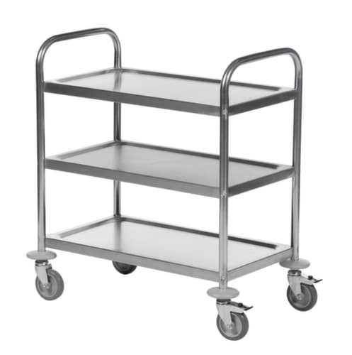 Kongamek Edelstahl-Etagenwagen