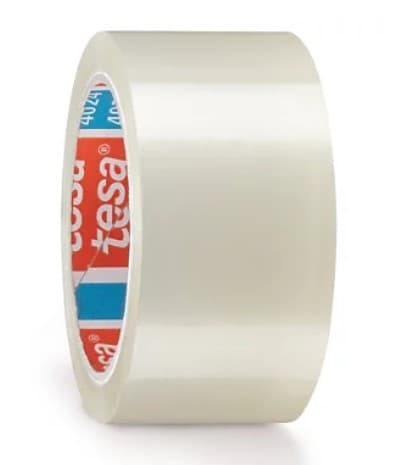 tesa Handabroller-Set mit 36 Rollen PP-Packband, Länge x Breite 66 m x 50 mm