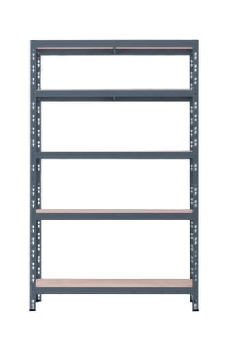 UDOBÄR Schwerlastregal, Höhe x Breite x Tiefe 1800 x 1200 x 400 mm, 5 Böden
