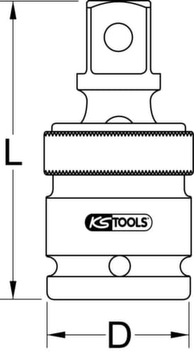 KS Tools 3/4" Kraft-Kugelgelenk