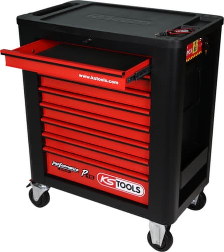 KS Tools Performanceplus Werkstattwagen-Satz P15 mit 399 Werkzeugen für 7 Schubladen