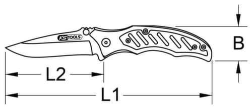 KS Tools Klappmesser mit Arretierung