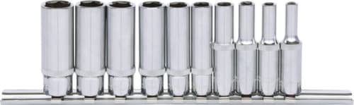 KS Tools 1/4" CHROMEplus Sechskant-Stecknuss-Satz