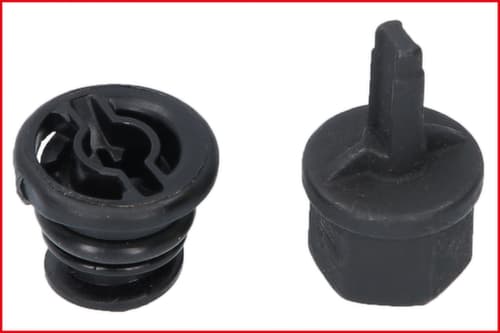 KS Tools 3/8" Öldienst-Spezialprofil-Satz für Kunststoff-Ölablassschrauben