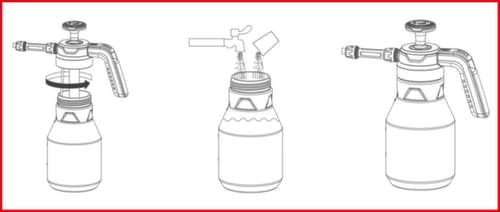 KS Tools Druck-Pump-Schaum-Sprüher (Schäumer)