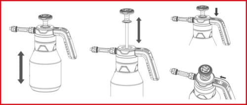 KS Tools Druck-Pump-Schaum-Sprüher (Schäumer)