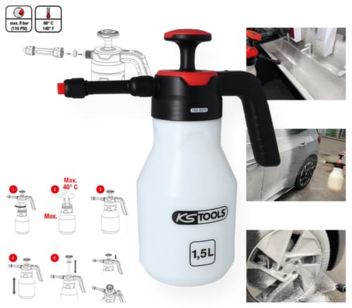 KS Tools Druck-Pump-Schaum-Sprüher (Schäumer)