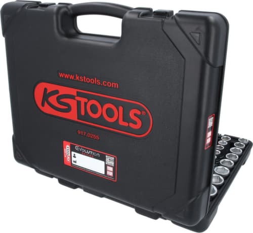 KS Tools 1/4"+3/8"+1/2" Steckschlüssel-Satz