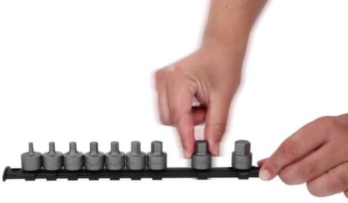 KS Tools 3/8" Bit-Stecknuss-Satz Innensechskant