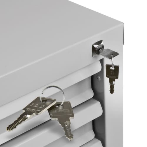 Schubladenschrank MAMMUT, 6 Schublade(n), RAL7035 Lichtgrau/RAL7035 Lichtgrau