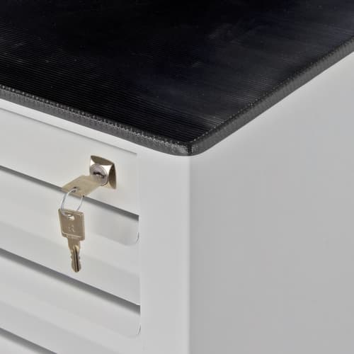 Schubladenschrank MAMMUT, 10 Schublade(n), RAL7035 Lichtgrau/RAL7035 Lichtgrau