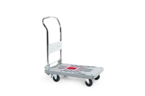 RuXXac Schiebebügelwagen Dandy mit Kunststoffladefläche, Traglast 180 kg, Ladefläche 740 x 465 mm