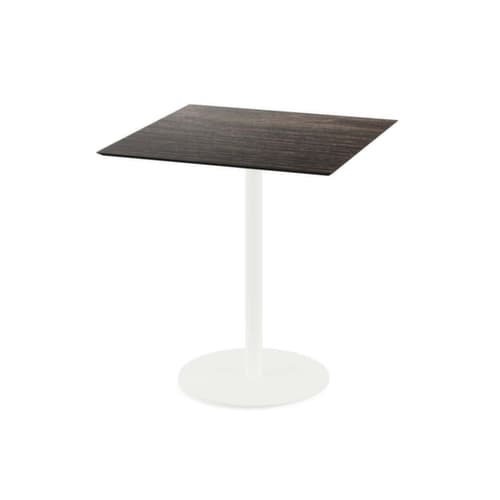 VEBA Bistrotisch Essentials Urban, Breite x Tiefe 700 x 700 mm, Platte Riverwashed Wood