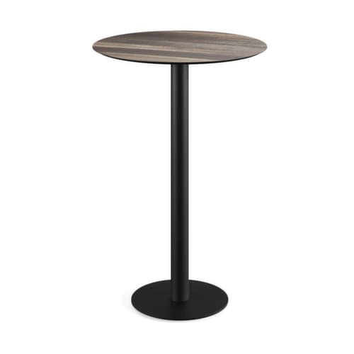 VEBA Stehtisch Essentials Urban, Ø 700 mm, Platte Tropical Wood
