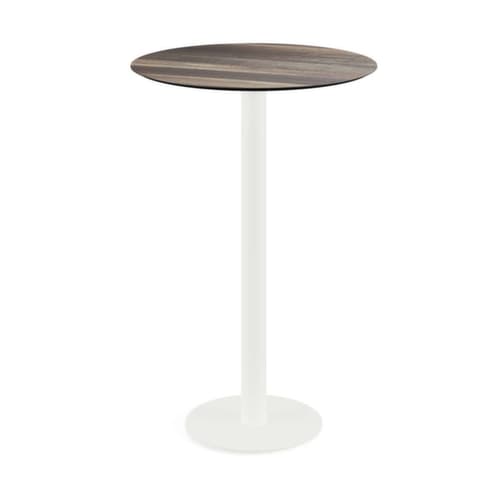 VEBA Stehtisch Essentials Urban, Ø 700 mm, Platte Tropical Wood