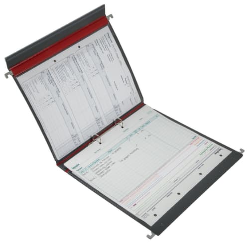 BOI Pflegemappe PMH2R zum Einhängen, blau