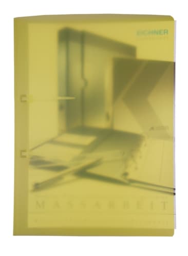 EICHNER Schnellhefter 9038 mit Streifenmechanik, rot transparent