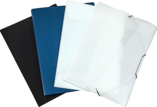 EICHNER Eckspannmappe mit Gummiverschluss, blau