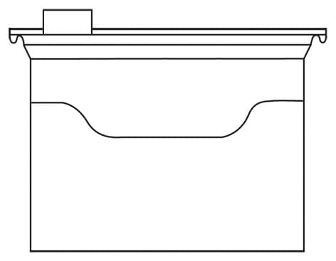 EICHNER Termin-Sichttasche, transparent, DIN A4 quer