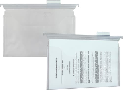 EICHNER Termin-Sichttasche, transparent, DIN A4 quer