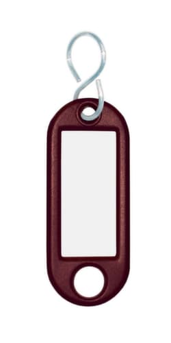 EICHNER Schlüsselanhänger mit S-Haken, braun