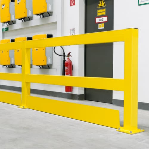BLACK BULL Unterfahrschutz S-line für Rammschutzgeländer, Höhe x Breite 200 x 880 mm