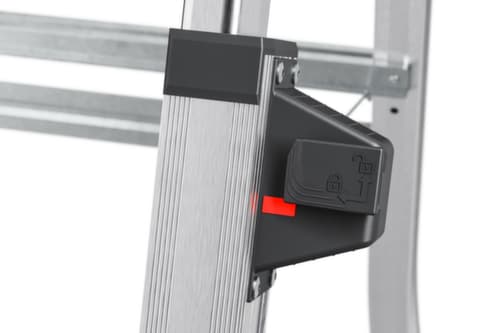 Hailo Teleskop-Plattformleiter TopLine TL100, 3 - 5 breite Stufen