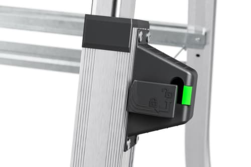 Hailo Teleskop-Plattformleiter TopLine TL100, 3 - 5 breite Stufen