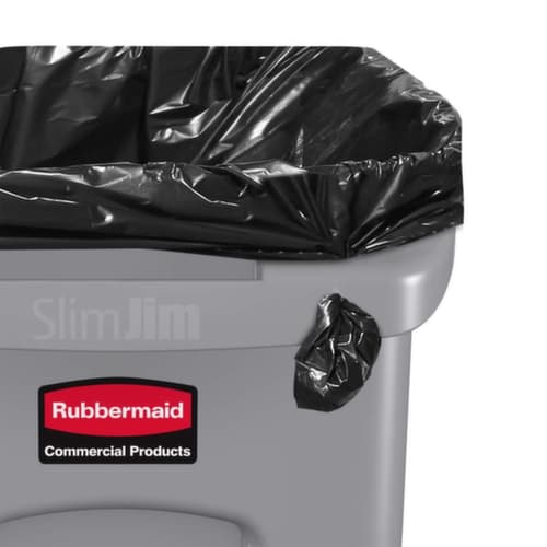 Rubbermaid Wertstoffsammler Slim Jim® mit Lüftungskanälen, 60 l, blau