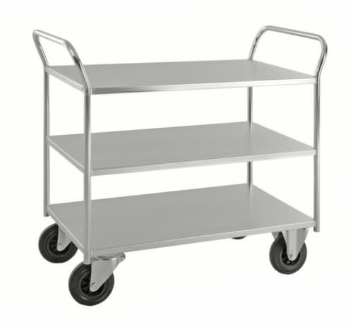 Kongamek Etagenwagen 940x440 mm, Traglast 400 kg, 3 Etagen