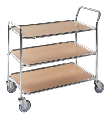 Kongamek Tischwagen 850x508 mm, Traglast 225 kg, 3 Etagen