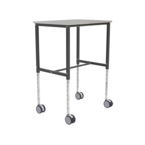 Kongamek Höhenverstellbarer Tischwagen 800x570 mm, Traglast 200 kg, 1 Etagen