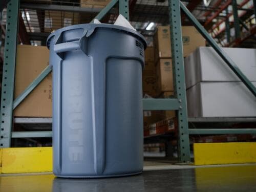Rubbermaid Universalcontainer, 121 l, gelb