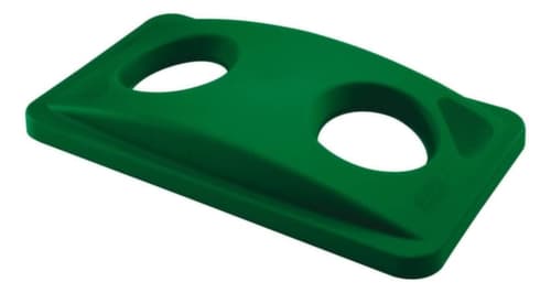 Rubbermaid Deckel Slim Jim® für Flascheneinwurf für Wertstoffsammler, grün
