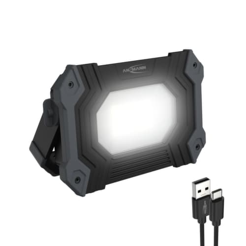 Ansmann Flutlichtstrahler mit 2 Leuchtenköpfen
