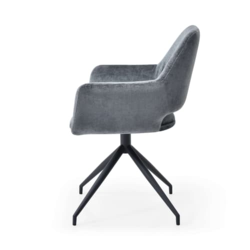 Bisley Besucherstuhl Easy Meet G 749 mit Armlehnen, Sitz Stoff (100% Polyester), slate