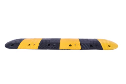 UDOBÄR Fahrbahnschwelle, Breite 500 mm, gelb/schwarz